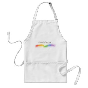 Proud of my Son Adult Apron