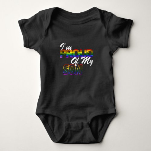 Proud of my Son Rainbow Gay LGBT Pride Shirt