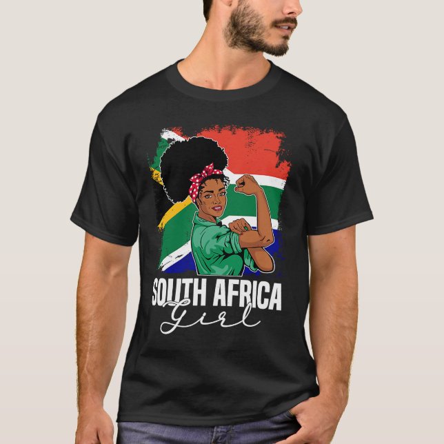 Proud Of My South Africa Roots South African BHM A T-Shirt (Front)