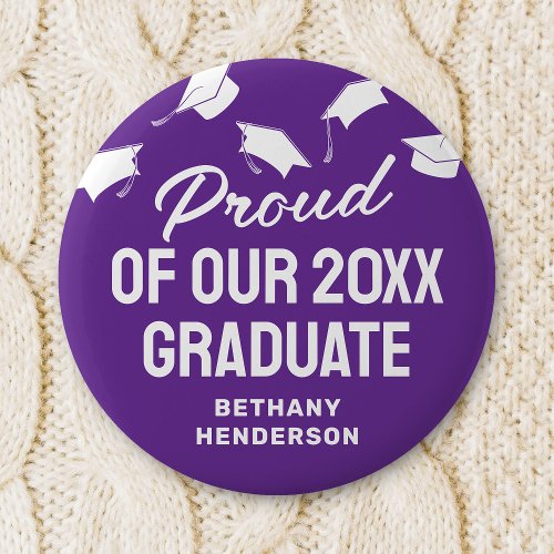 Proud of our 2025 Graduate Purple Button