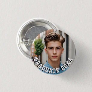 Proud of our Graduate 20XX Graduation Photo Button