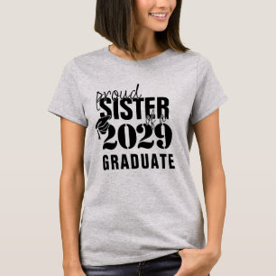 Proud of Our Graduate Sister with Cap and Year T-Shirt