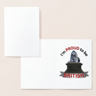 Proud of Our Isles Foil Card