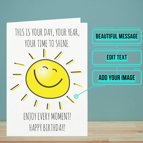 Proud Of Who You are Becoming Sentimental Birthday Card