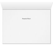 Proud of You - Police Officer Cards (Inside Horizontal (Bottom))