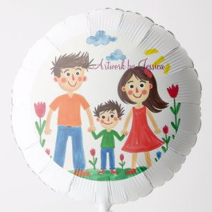 Proud of your Child's artwork painting Balloon