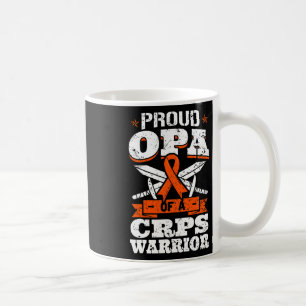 Proud Opa Of A Crps Warrior Rsd Awareness Ribbon R Coffee Mug