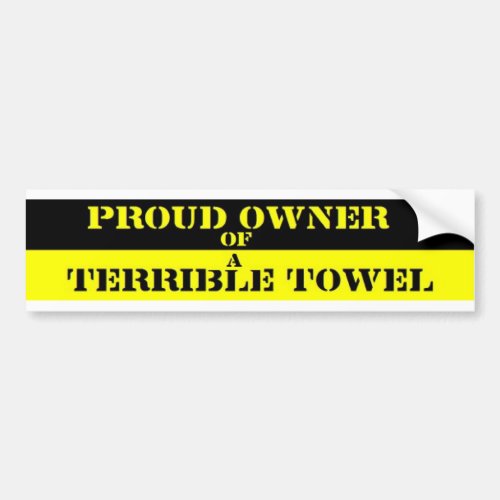 Proud Owner Bumper Sticker