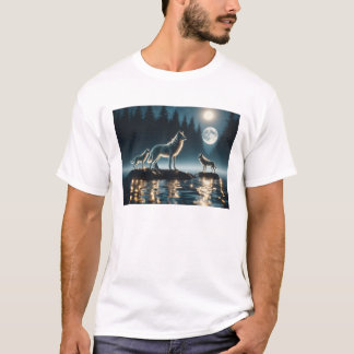Proud Papa Wolf T-Shirt