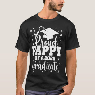 Proud Pappy Of Class of 2025 Graduate Senior Gradu T-Shirt