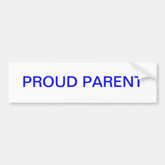 Proud Parent Bumper Sticker