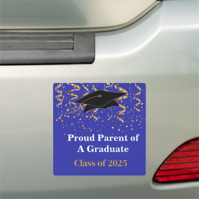Proud Parent Grad Bumper  Car Magnet (In Situ)