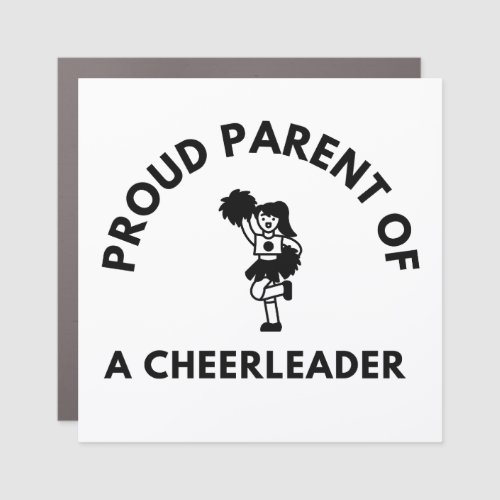 Proud Parent of a Cheerleader  Car Magnet