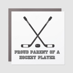 Proud Parent of a Hockey Player Car Magnet