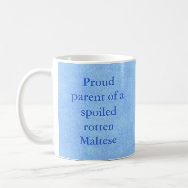 Proud Parent of a Spoiled Rotten Pet Mug-Boy Coffee Mug (Left)