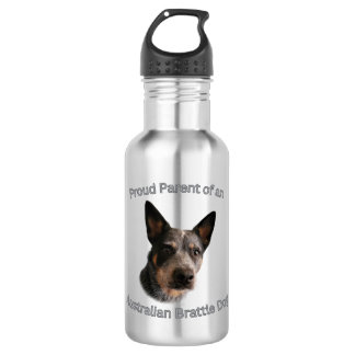 Proud Parent of Australian Brattle Dog Stainless Steel Water Bottle