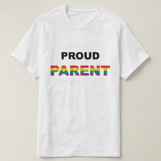 Proud Parent Rainbow LGBT T-Shirt