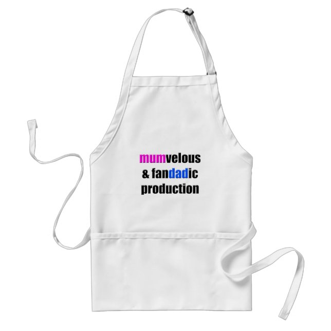 Proud Parents Adult Apron (Front)