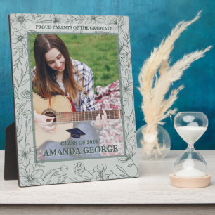Proud Parents Graduation Photo Keepsake Plaque