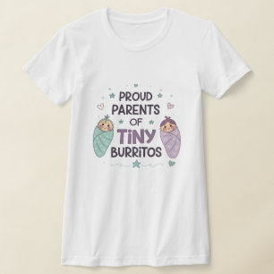 Proud Parents of Tiny Burritos Art T-Shirt