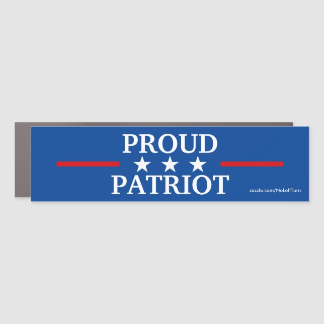 Proud Patriot Car Magnet (Front)