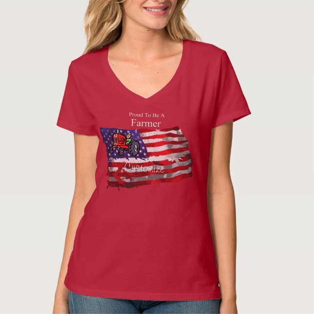 Proud Patriotic Farmer Flag Thunder_Cove T-Shirt (Front)