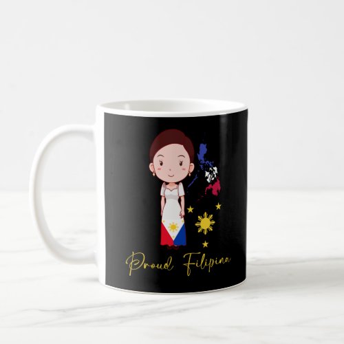 Proud Philippines Woman Filipina Pide Pinay Girl Coffee Mug