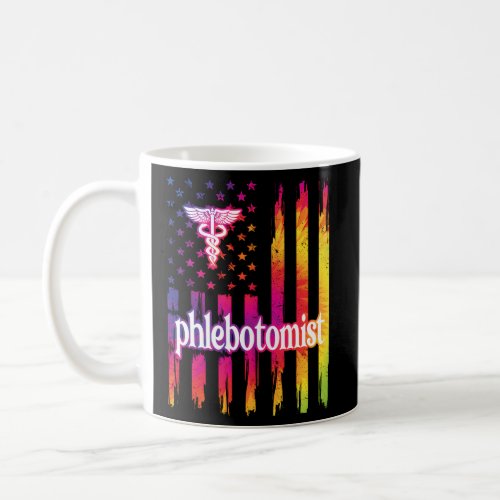 Proud Phlebotomist Us Flag Phlebotomy Coffee Mug