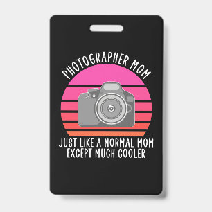 Proud Photographer Mom Badge