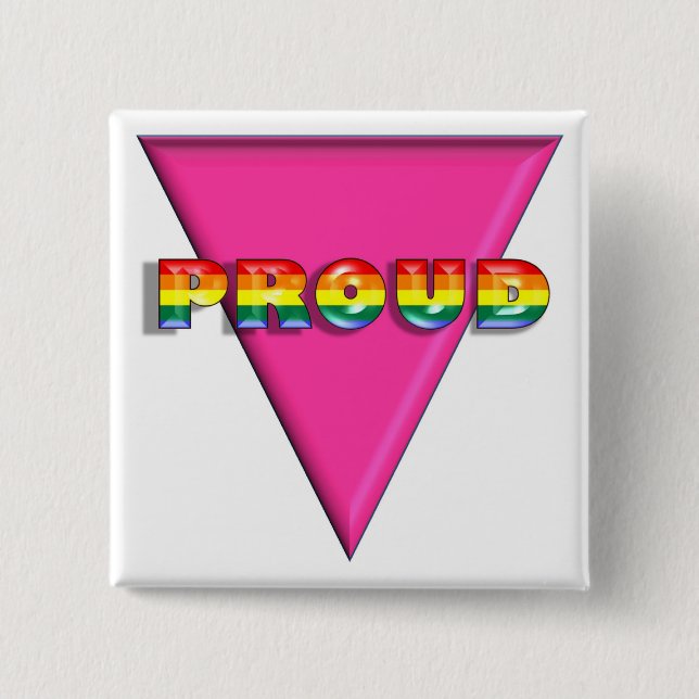 Proud Pinback Button (Front)