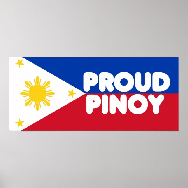 Proud Pinoy Poster (Front)