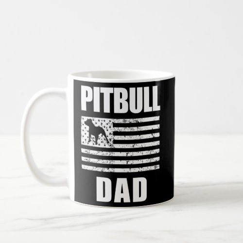 Proud Pitbull Dad American BullyS Coffee Mug