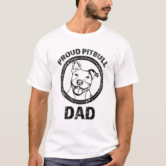 Proud Pitbull Dad mens shirt