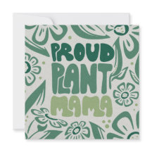 Proud Plant Mama – Bold Plant Lover Flat Card