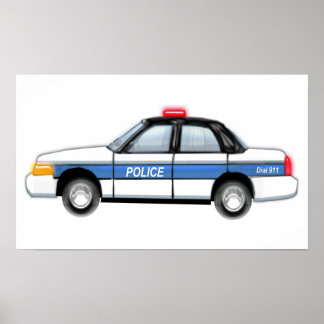 Police Car Posters, Police Car Prints, Art Prints, & Poster Designs ...