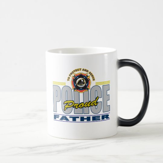 Proud Police Father Magic Mug