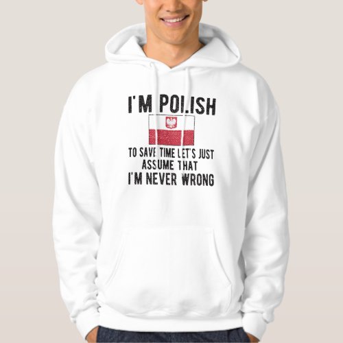 Proud Polish Heritage Poland Roots Polish Flag Hoodie
