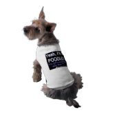 Proud Poodle - (Blue) - Dog Shirt (Back)