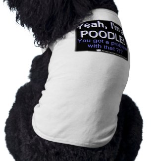 Proud Poodle - (Blue) - Dog Shirt