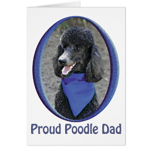 Proud Poodle Dad Cards (Front)