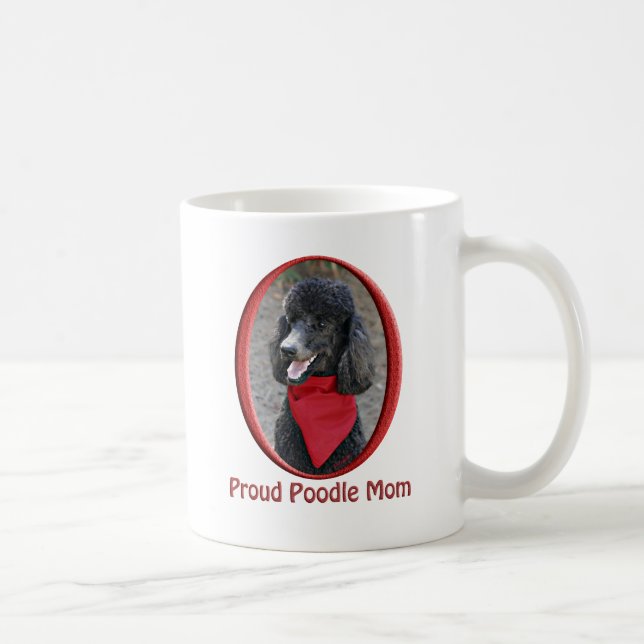 Proud Poodle Mom Coffee Mug (Right)