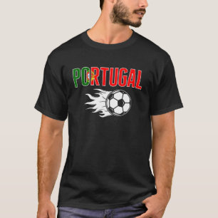 Proud Portugal Soccer Fans Jersey Portuguese Footb T-Shirt