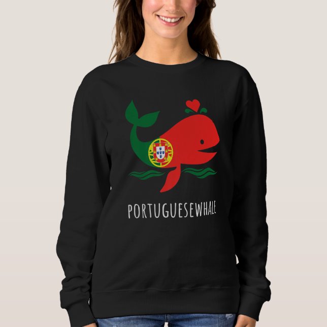 Proud Portuguese Portugal Flag   Sweatshirt (Front)