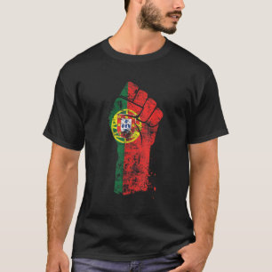 Proud Portuguese Retro Portugal Flag 1 T-Shirt