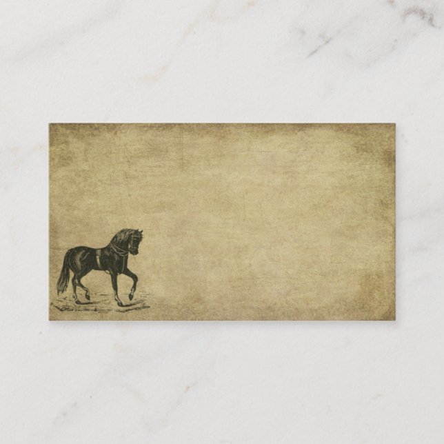 Proud & Prancing- Horse- Prim Biz Cards (Front)
