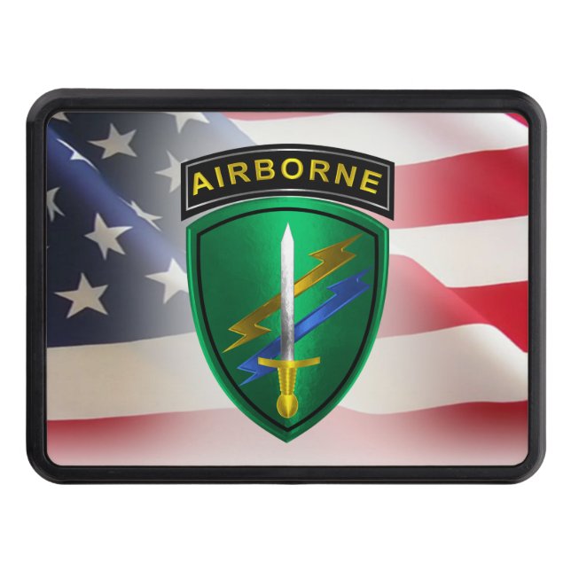 Proud Psychological Operations Veteran Hitch Cover (Front)