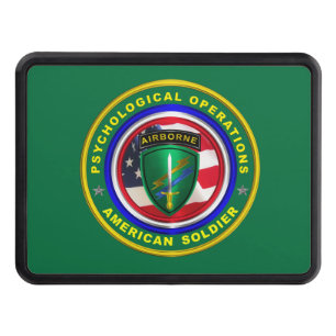 Proud Psychological Operations Veteran Hitch Cover