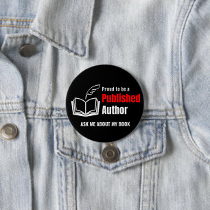 Proud PUBLISHED AUTHOR Button