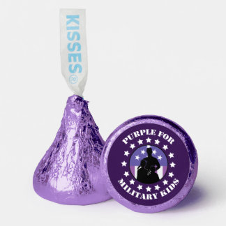 Proud Purple Up For Military Family Version Hershey®'s Kisses®