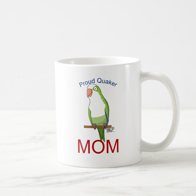 Proud Quaker Mom Coffee Mug (Right)